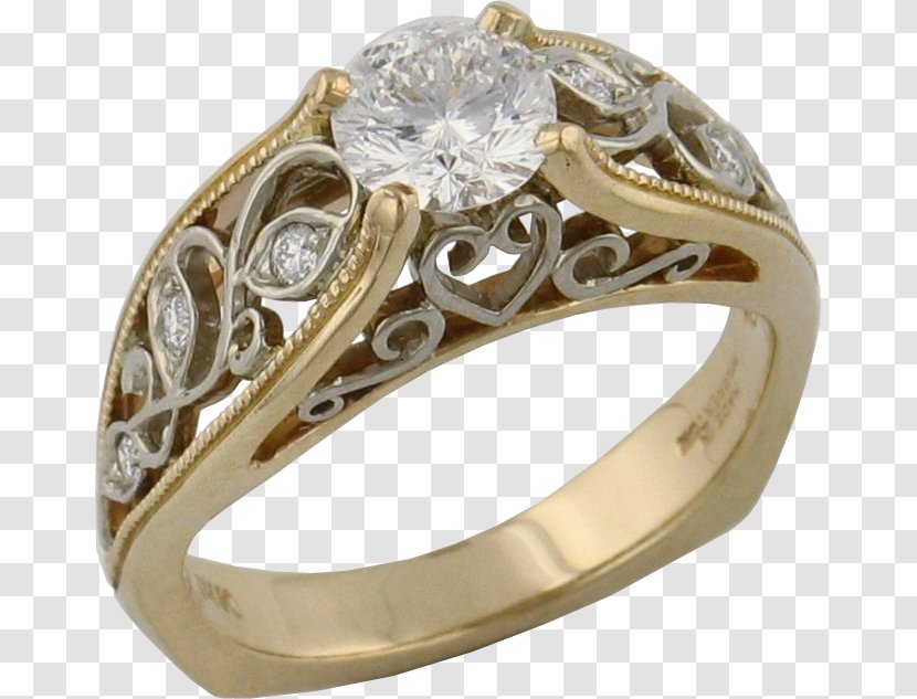 Wedding Ring Jewellery Gemstone Silver - Rings - FILIGREE Transparent PNG