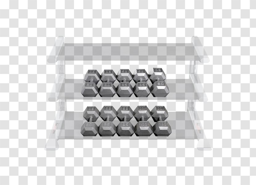 Body Solid Rubber Coated Hex Dumbbell Set Body-Solid, Inc. Fitness Centre Weight - Dumbbells - 80 Lb Transparent PNG