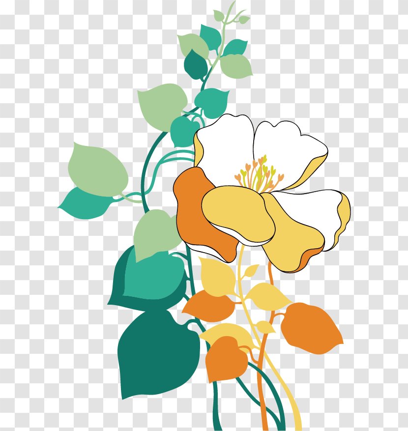 Flower Drawing Texture - Area - Vector Floral Decorative Pattern Transparent PNG