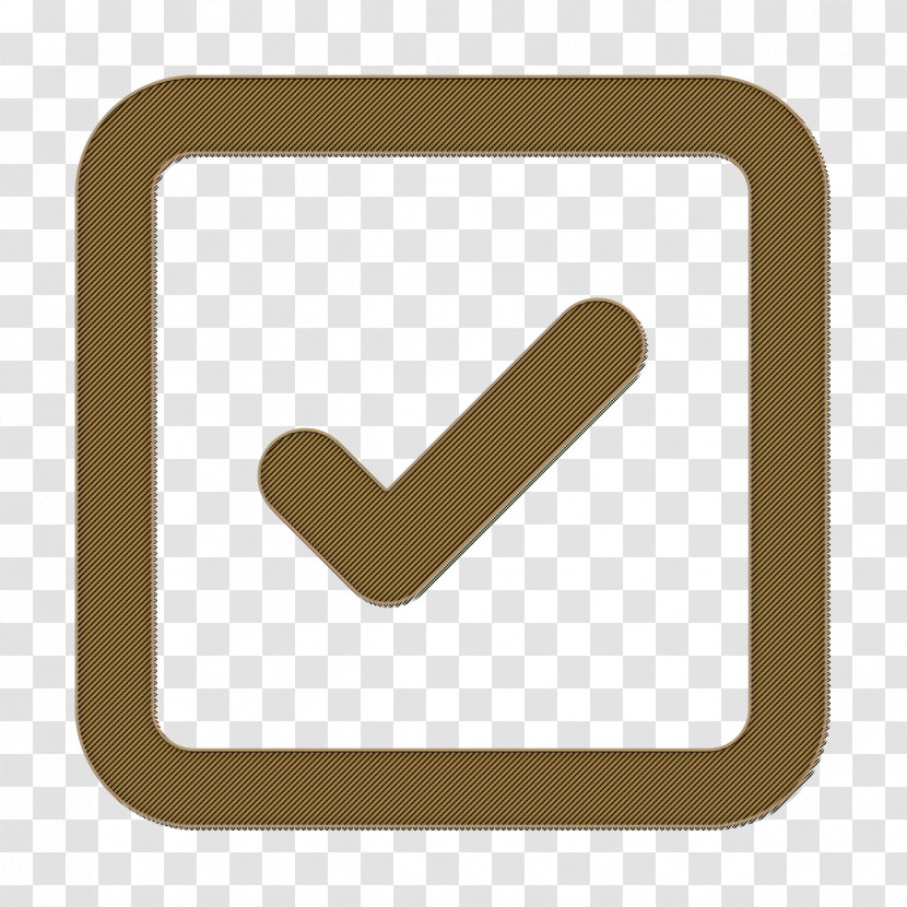 Web Application Icon Check Icon Check Box With Check Sign Icon Transparent PNG