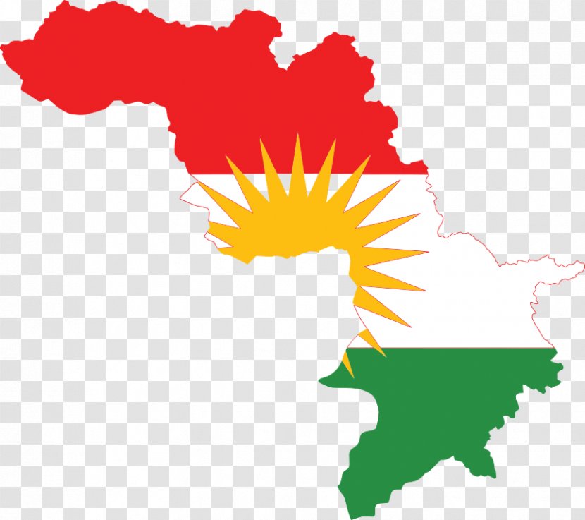 Iraqi Kurdistan Independence Referendum, 2017 Flag Of Kurdish Region. Western Asia. Iraq - Region Asia - Background Transparent PNG