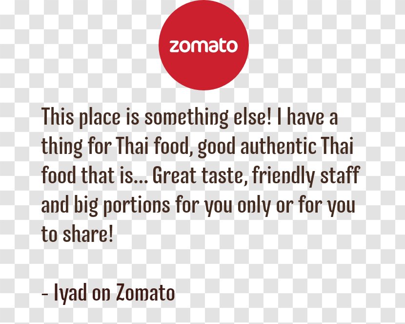 Thai Cuisine Little Bangkok Business Brand We Believe - Text - Zomato Transparent PNG