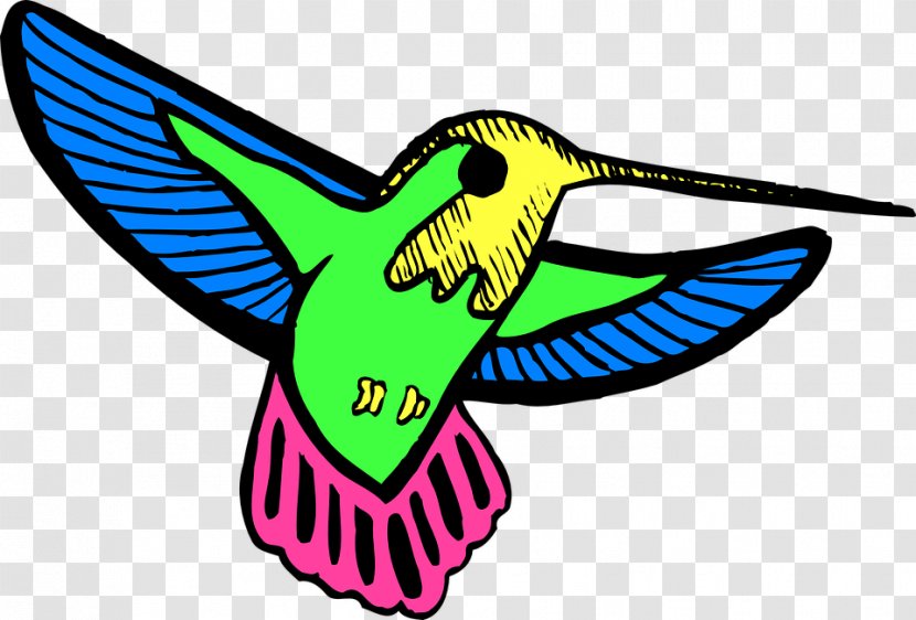 Hummingbird Drawing Clip Art - Blackchinned - Bird Transparent PNG
