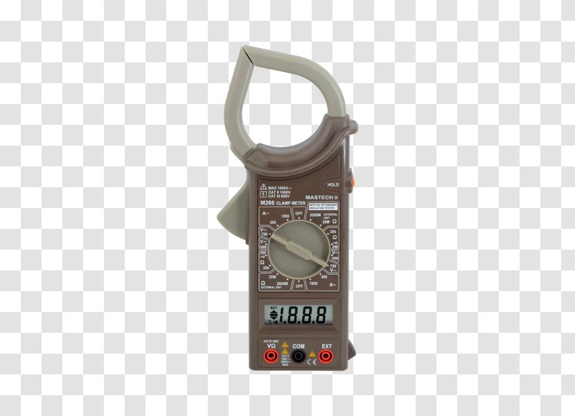 Current Clamp Multimeter Alternating Ammeter Direct - Measurement - Foxglove Transparent PNG