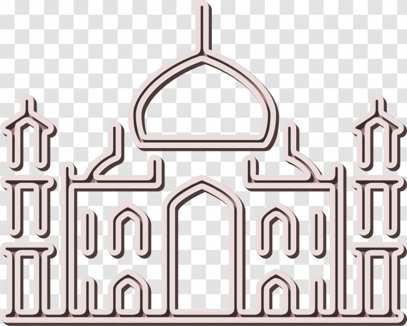 India Icon Taj Mahal Icon Monuments Icon Transparent PNG