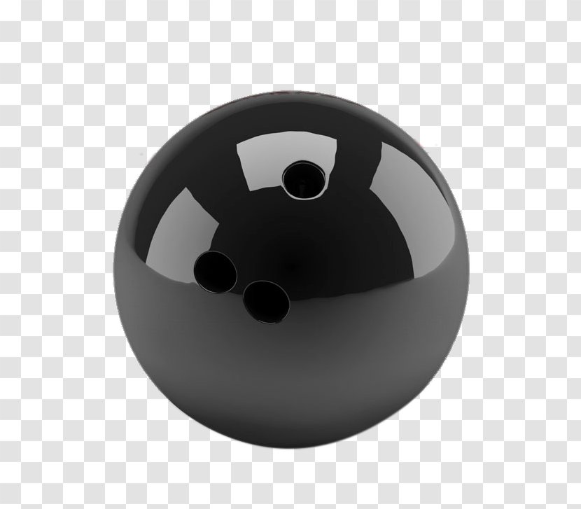 Ten-pin Bowling Pin - Black And White Transparent PNG