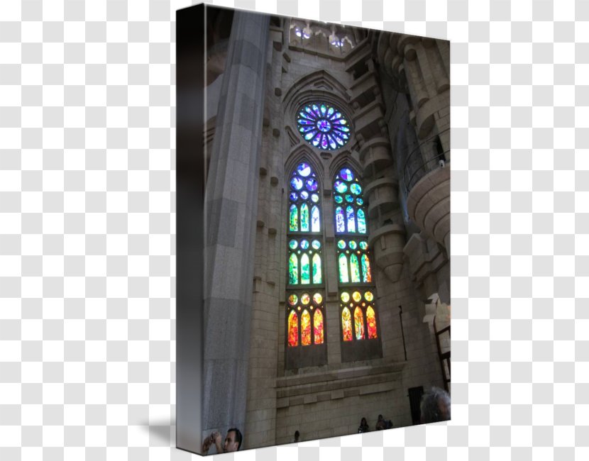 Sagrada Família Church Cathedral Photography Basilica - Stained Glass - Familia Transparent PNG
