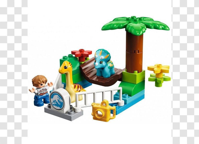 Gray Lego Duplo Toy Jurassic World - Play Transparent PNG