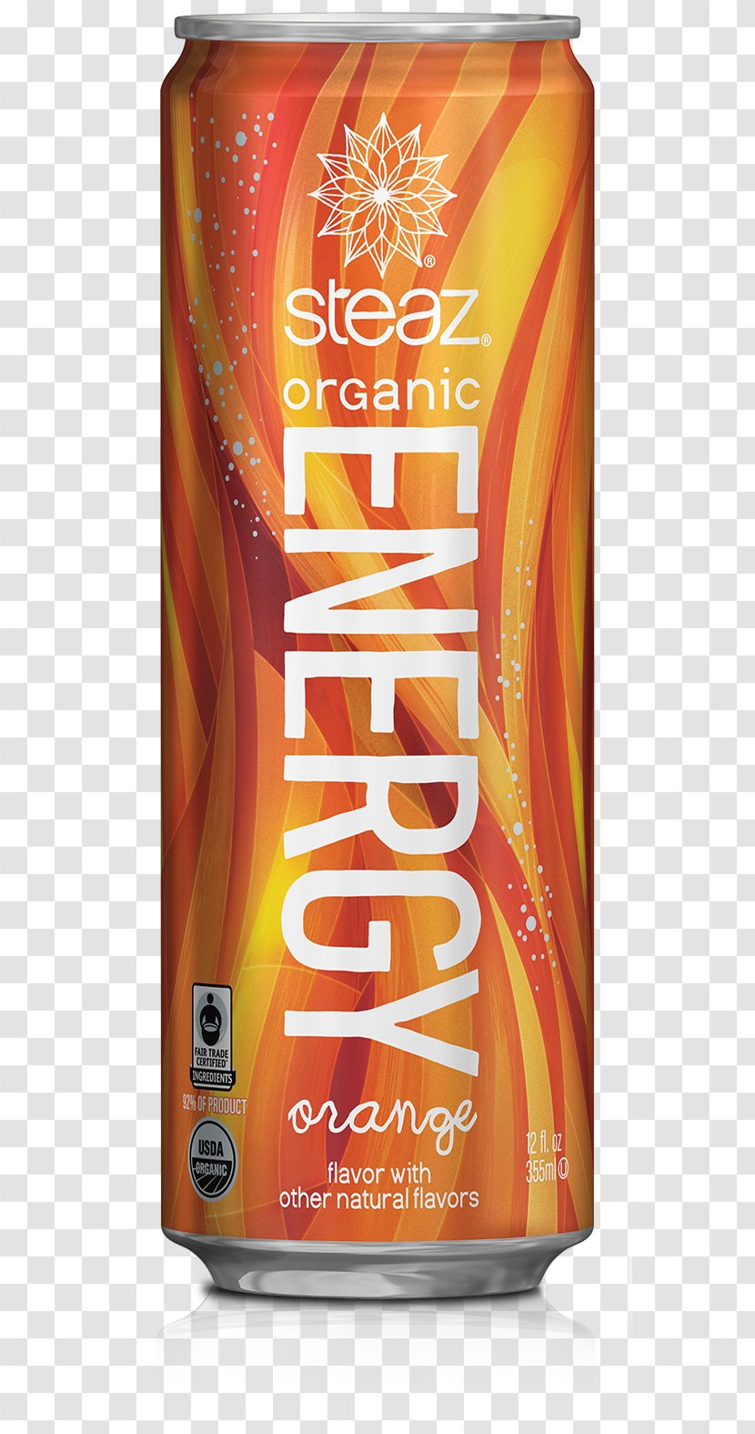 Orange Soft Drink Aluminum Can Energy Iced Tea Transparent PNG
