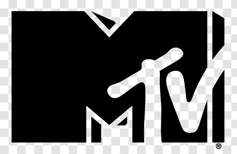 Viacom Media Networks Logo TV MTV Television Channel - Black And White - Mtv Transparent PNG