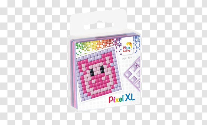 Fun Pack Pixel XL Dog PixelHobby B.V. Domestic Pig - Rectangle - Pixelated Transparent PNG