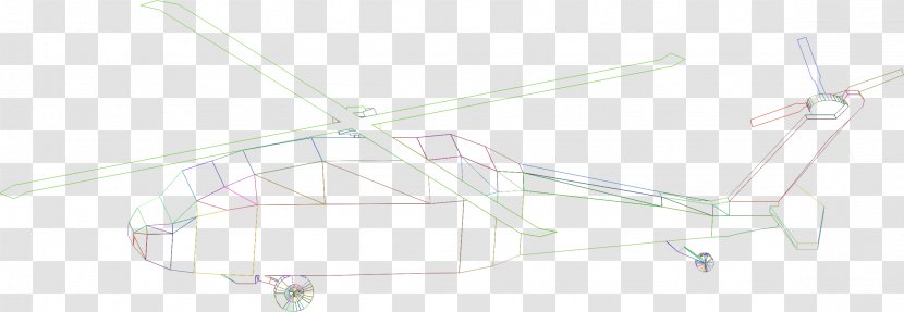 Line Angle - Art - Helicopter Transparent PNG
