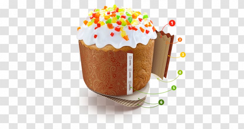 Paska Kulich Cake Pastry Muffin Transparent PNG