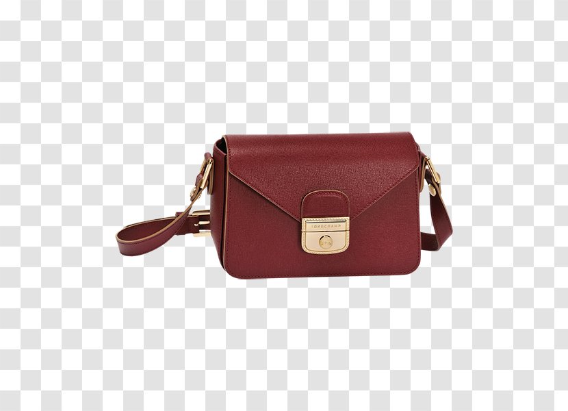 Handbag Pliage Longchamp Leather - Brown - Bag Transparent PNG