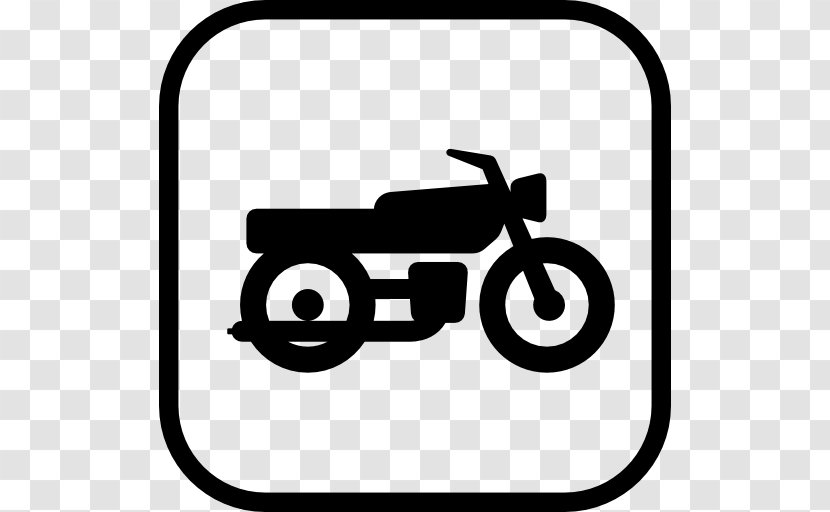 Motorcycle All-terrain Vehicle - Monochrome Transparent PNG