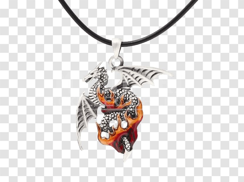 Charms & Pendants Necklace Jewellery Dragon Earring - Pendant - Flame Transparent PNG