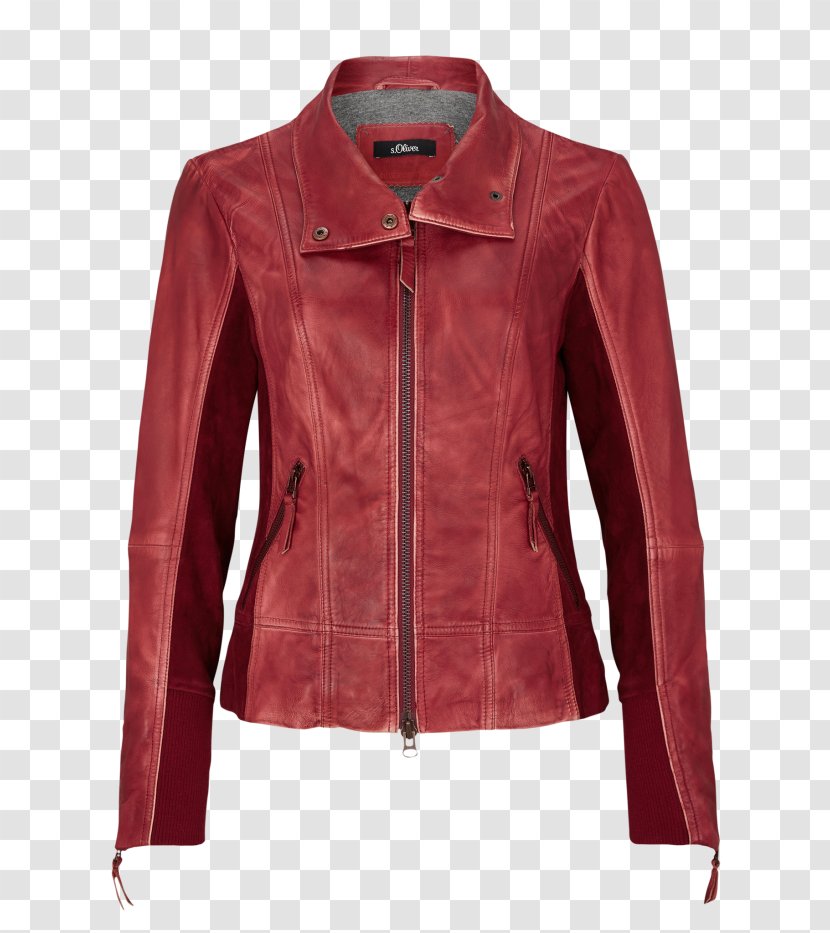 Leather Jacket Coat Clothing - Fashion Transparent PNG