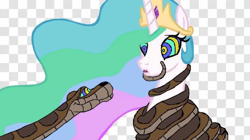 Princess Celestia Pony Twilight Sparkle Hypnosis Applejack - Painted Lion Transparent PNG