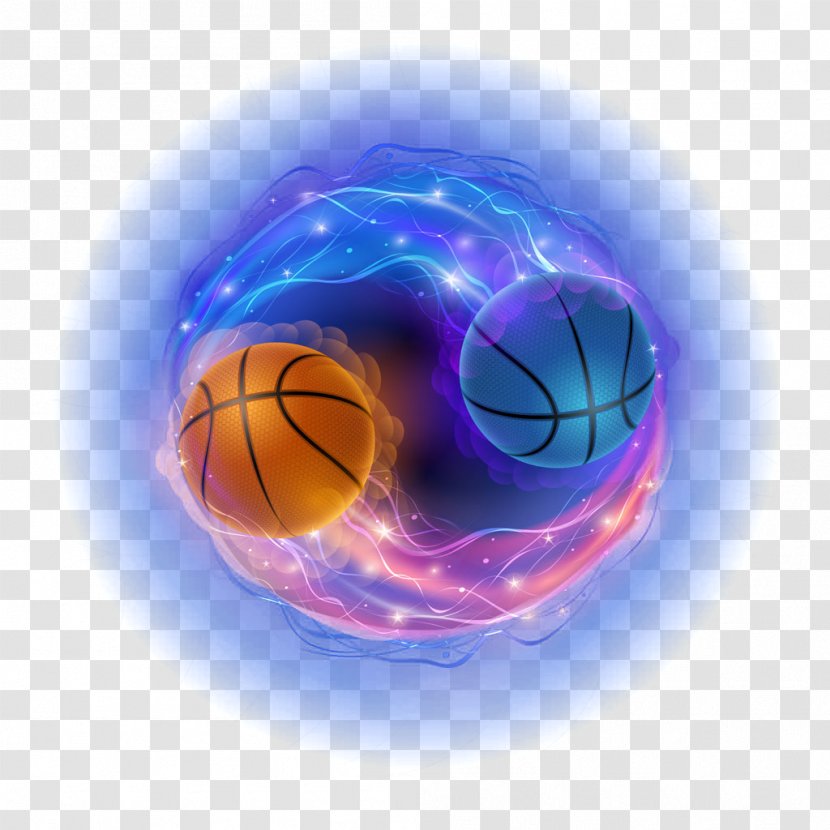 Basketball NBA Flame Stock Photography - Ball - Luminous Efficiency Transparent PNG