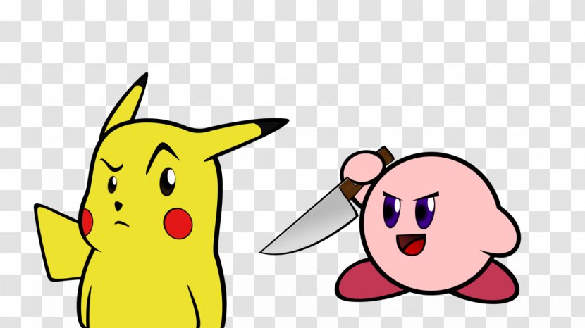 Pikachu Kirby Super Smash Bros. For Nintendo 3DS And Wii U Meta Knight Donkey Kong - Silhouette Transparent PNG