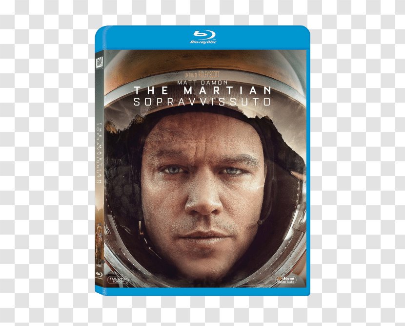 The Martian Jeff Daniels Mark Watney Blu-ray Disc Digital Copy - Dvd Transparent PNG