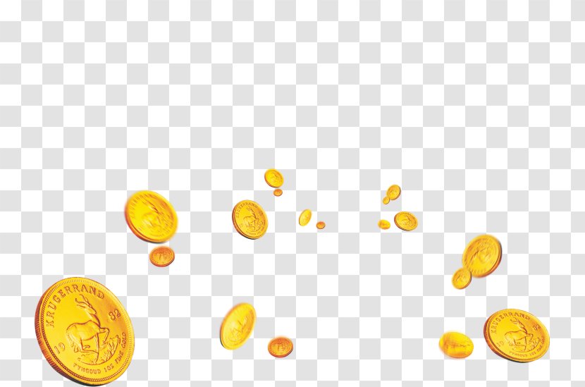 Yellow Pattern - Orange - Coin Transparent PNG