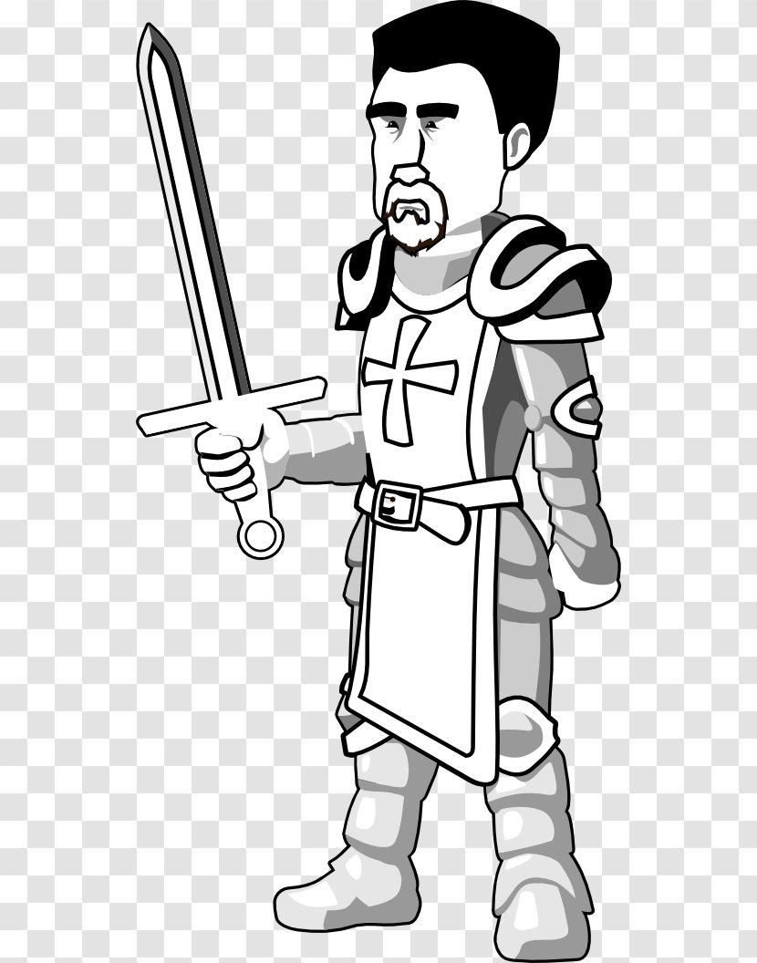 Knight Black And White Free Content Clip Art - Arm - Graphics Of Dogs Transparent PNG