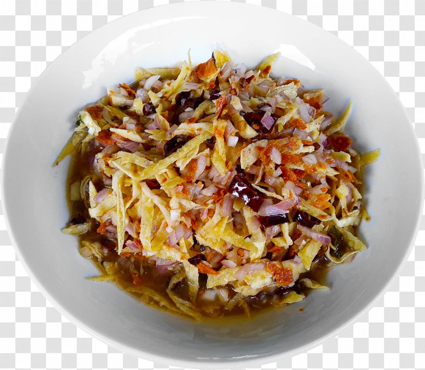 Vegetarian Cuisine Thai European Coleslaw Highway M07 - Dish - Papad Transparent PNG