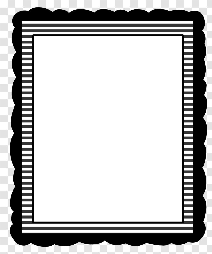 Black And White Clip Art - Text - Border Transparent PNG