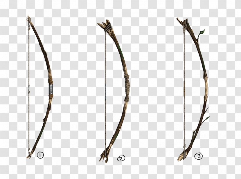 Concept Art Bow And Arrow Weapon Transparent PNG