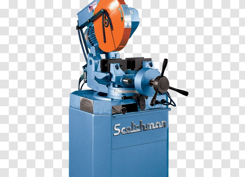 Angle Grinder Cold Saw Scotchman CPO 350 Manual Coldsaw Band Saws - Cutting - Cylindrical Transparent PNG