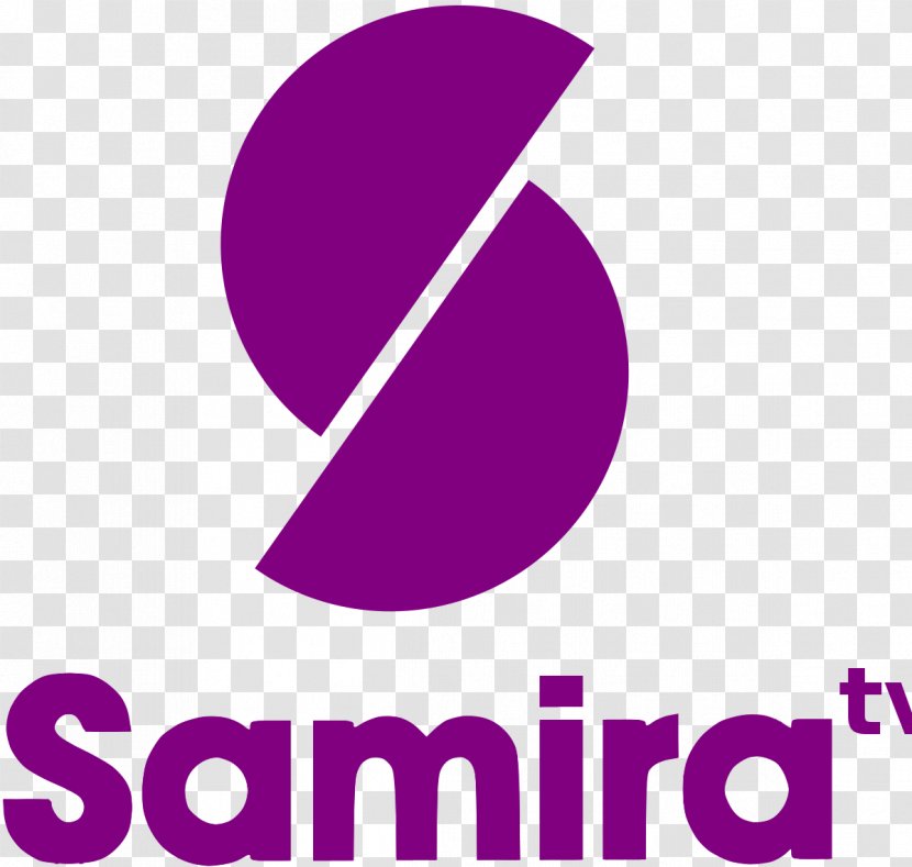 Samira TV Logo Television Channel A3 - Text - Violet Transparent PNG
