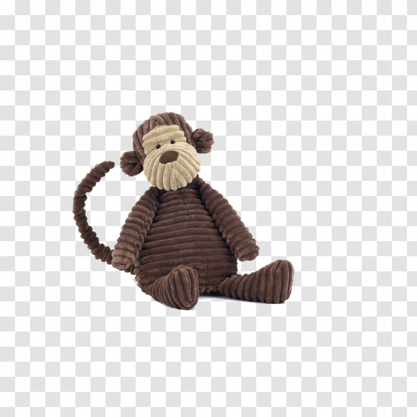 Monkey Stuffed Toy Child Plush - Cloth Transparent PNG