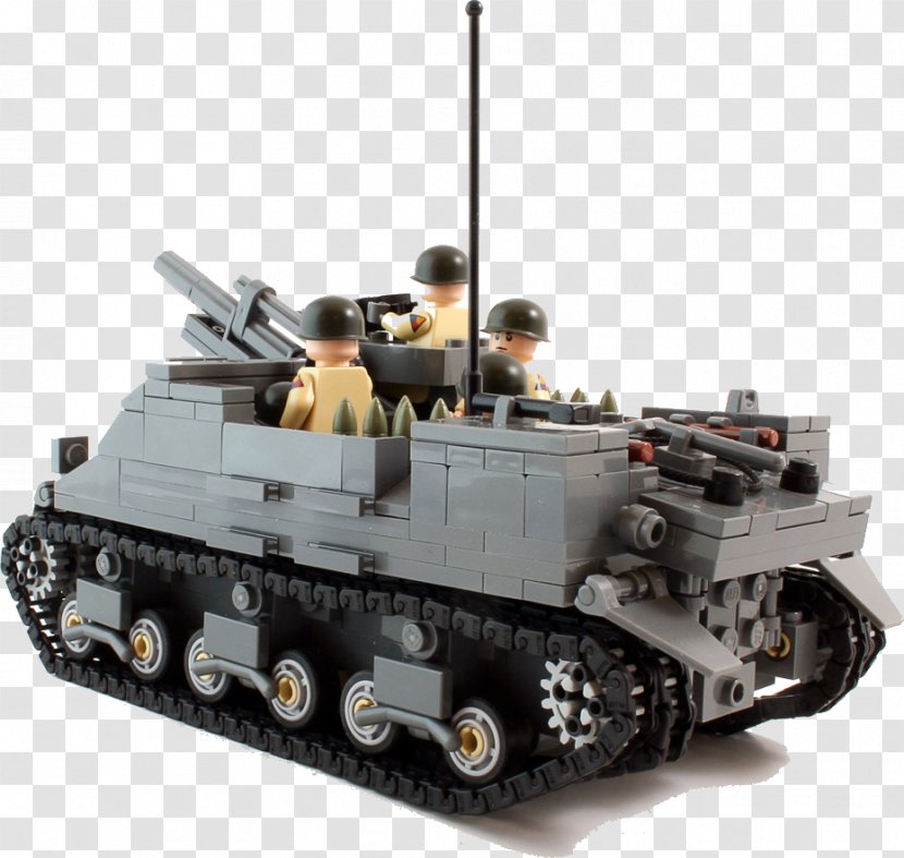 M7 Priest 105mm Howitzer Motor Carriage Military Self-propelled Artillery - Combat Vehicle Transparent PNG