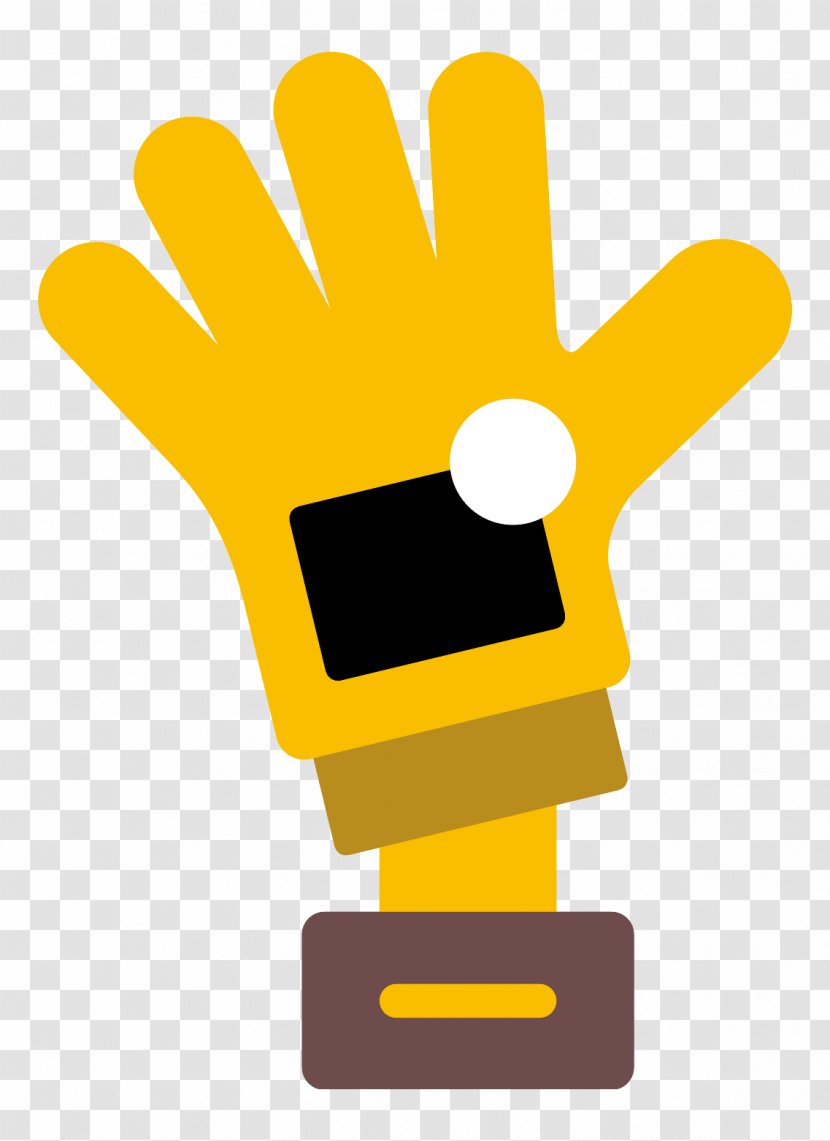 Icon Design Clip Art Image - Hand - Golden Gloves Transparent PNG