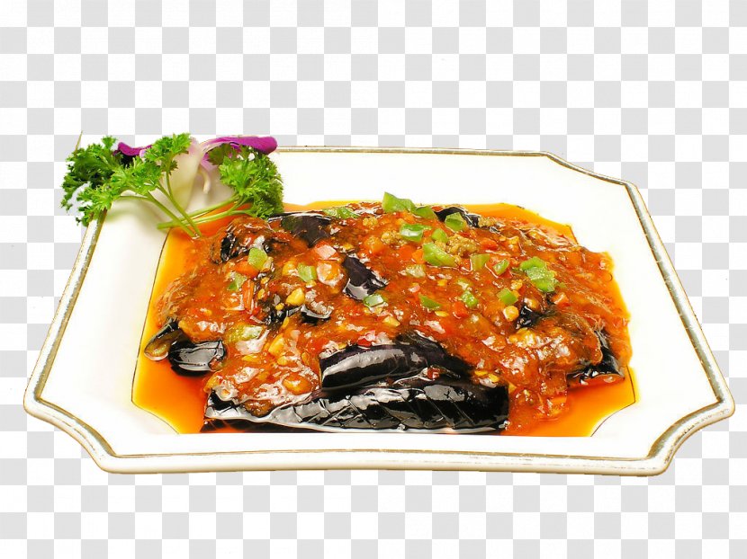 Chinese Cuisine Recipe Dish Food - Features Eggplant Transparent PNG