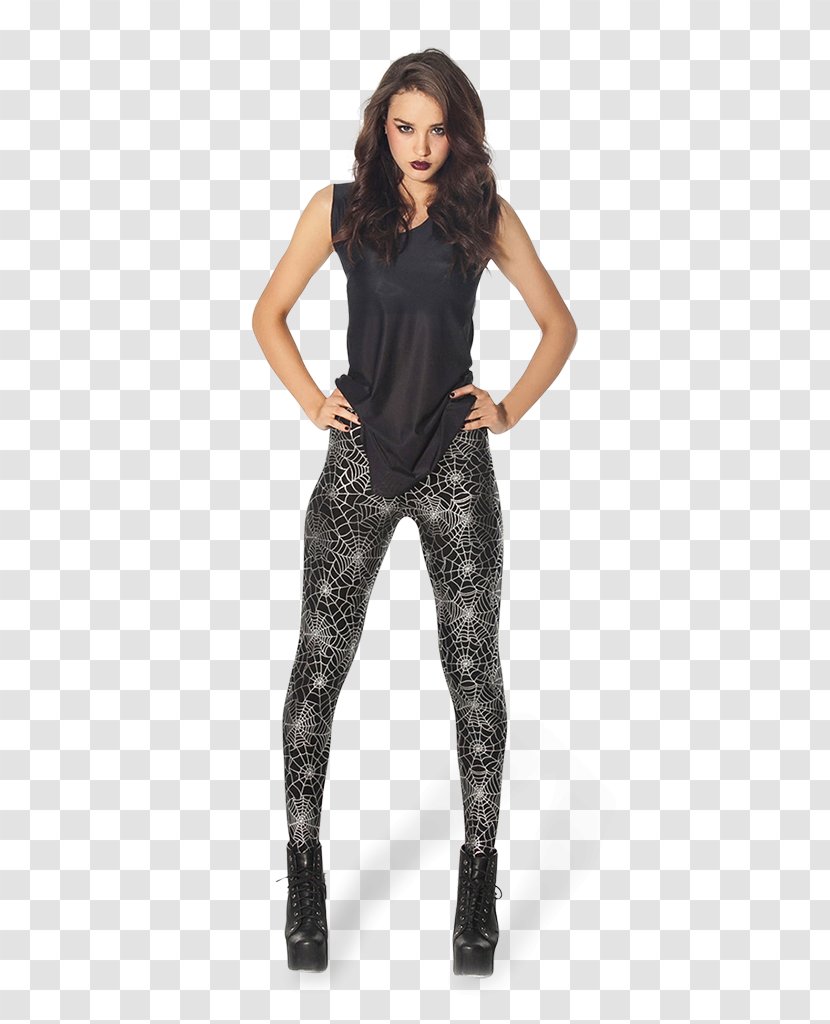 Leggings Spider Web Waist Clothing - Frame Transparent PNG