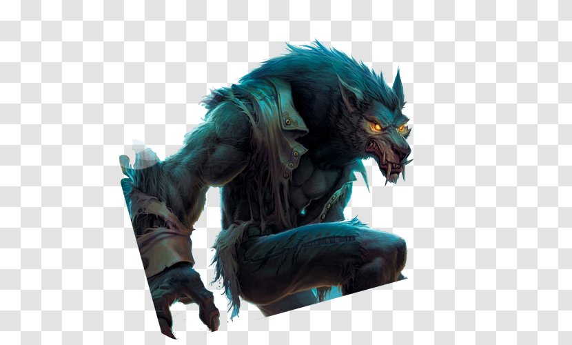 Werewolf Gray Wolf Icon - Fictional Character - Sign Transparent PNG