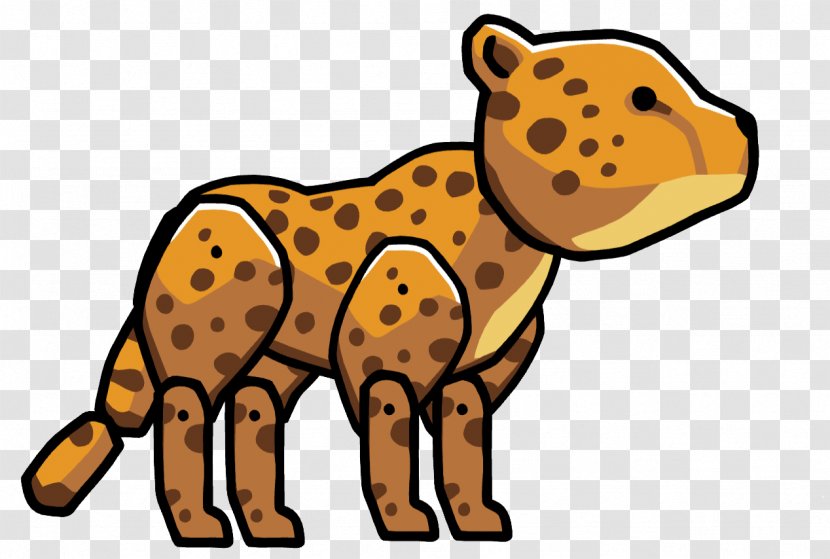 Scribblenauts Remix Unlimited Cheetah Cougar Transparent PNG