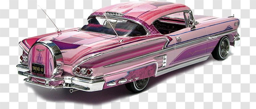 Chevrolet Impala Monte Carlo Classic Car - Motor Vehicle - Lowrider Transparent PNG