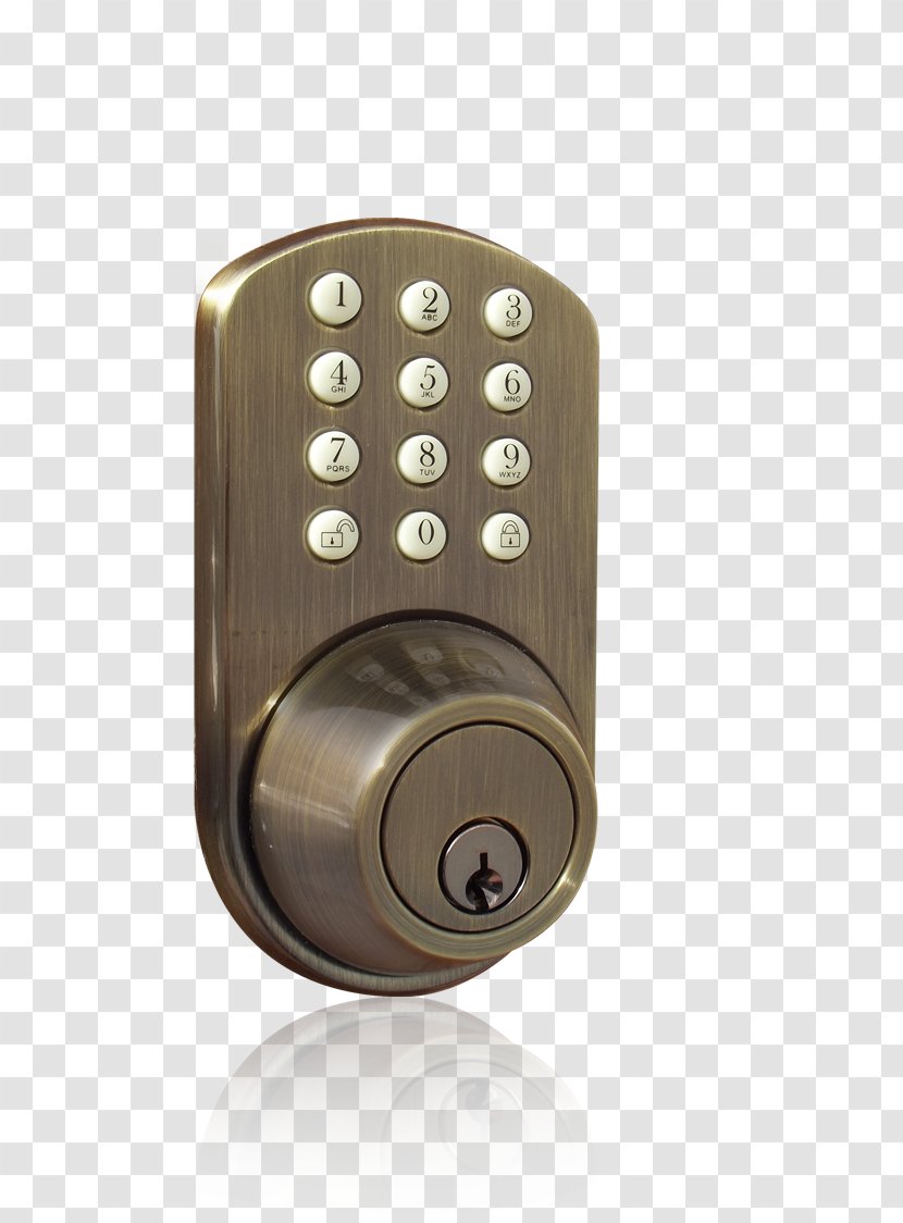Door Handle Dead Bolt Lock Keypad Transparent PNG