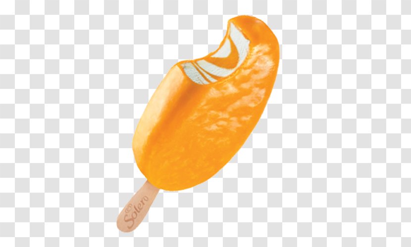Ice Cream Solero Wall's Fruit Food - Orange Transparent PNG