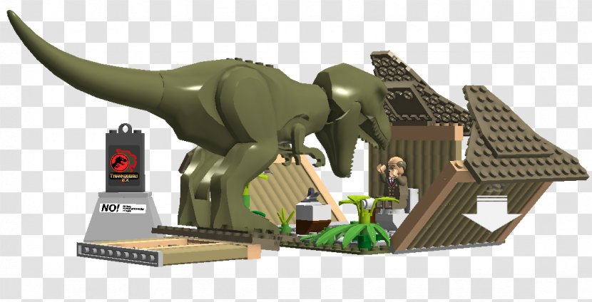 Lego Jurassic World Tyrannosaurus Ian Malcolm Donald Gennaro - Dinosaur Transparent PNG
