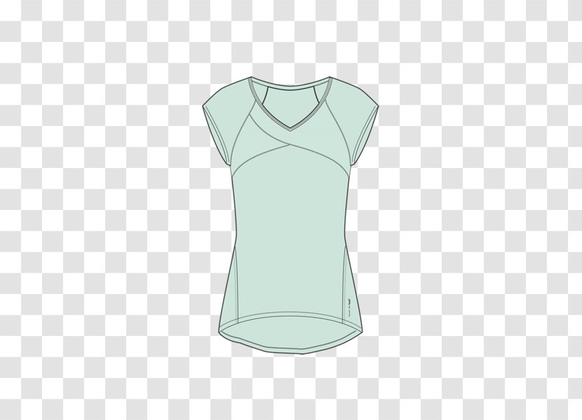 T-shirt Shoulder Sleeve - Top - Female Fusion Transparent PNG