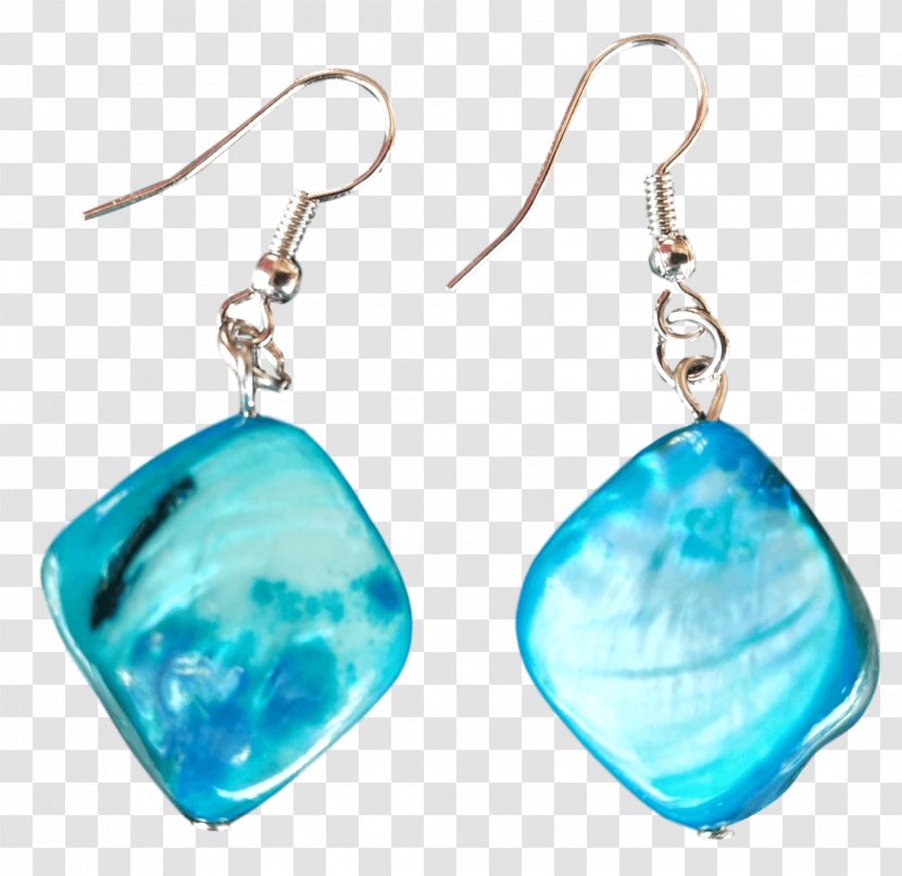 Turquoise Jewellery Gemstone Earring Agate - Seashell Transparent PNG