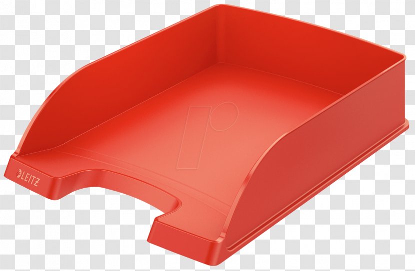 Standard Paper Size Esselte Leitz GmbH & Co KG Red Polystyrene Letter - Plastic - Tray Transparent PNG