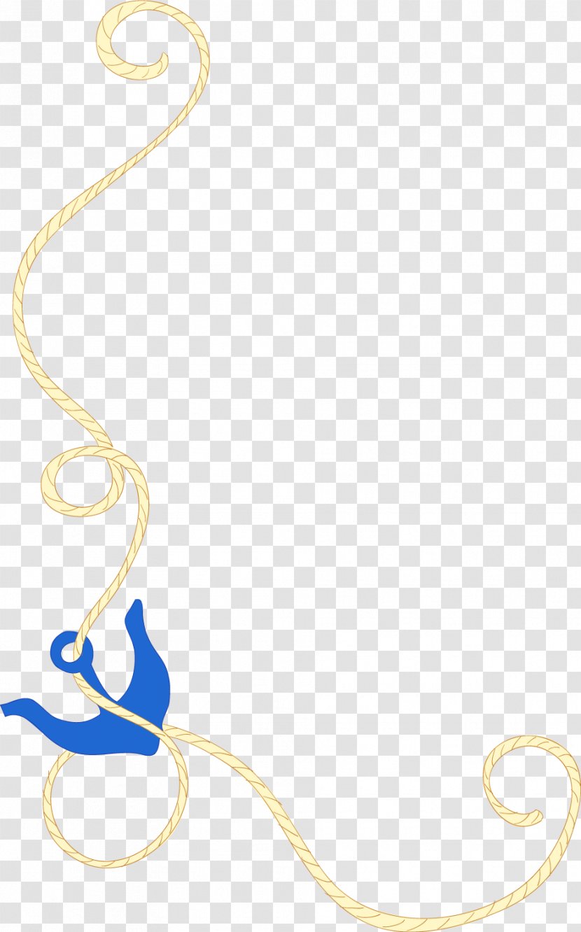 Rope Fish Hook Pattern - Vector Transparent PNG