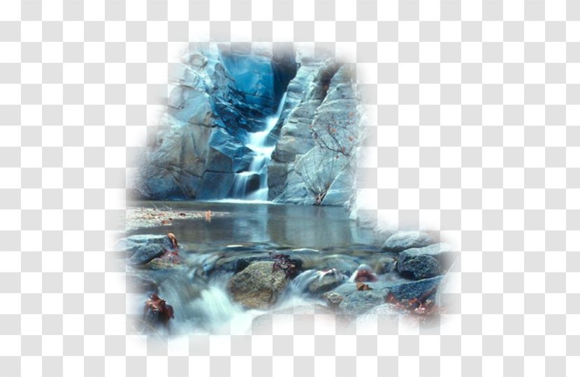 Waterfall Rock Yosemite Falls Desktop Wallpaper Stream - Landscape Transparent PNG