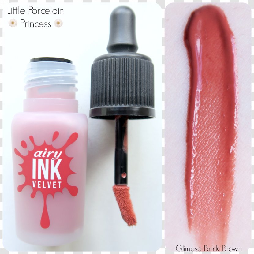 Tints And Shades Ink Lip Gloss Textile Red - Material - Brown Transparent PNG