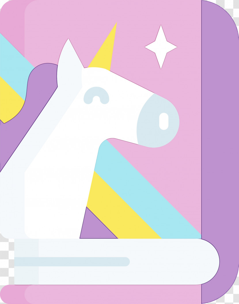 Logo Unicorn M Pink M Pattern Line Transparent PNG